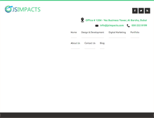 Tablet Screenshot of jsimpacts.com